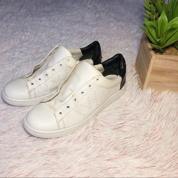 Vince White Leather Sneakers - Picture 4 of 12